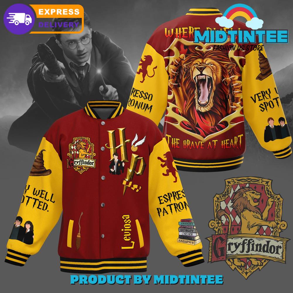 Harry Potter The Brave At Heart Baseball Jacket 30Uf092204 – Utopia Fashion