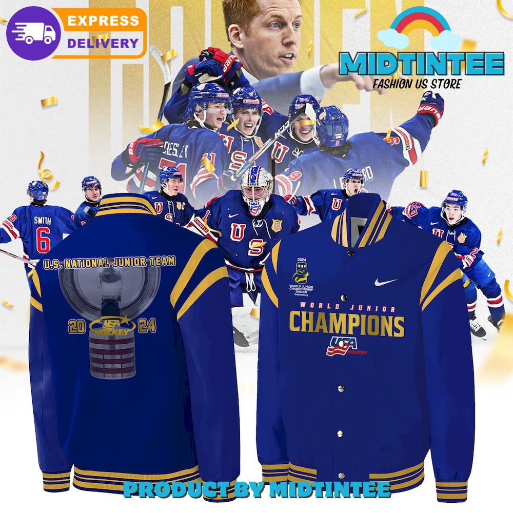 Hockey World Junior Ice Hockey Champions Baseball Jacket 30Uf092210 – Utopia Fashion