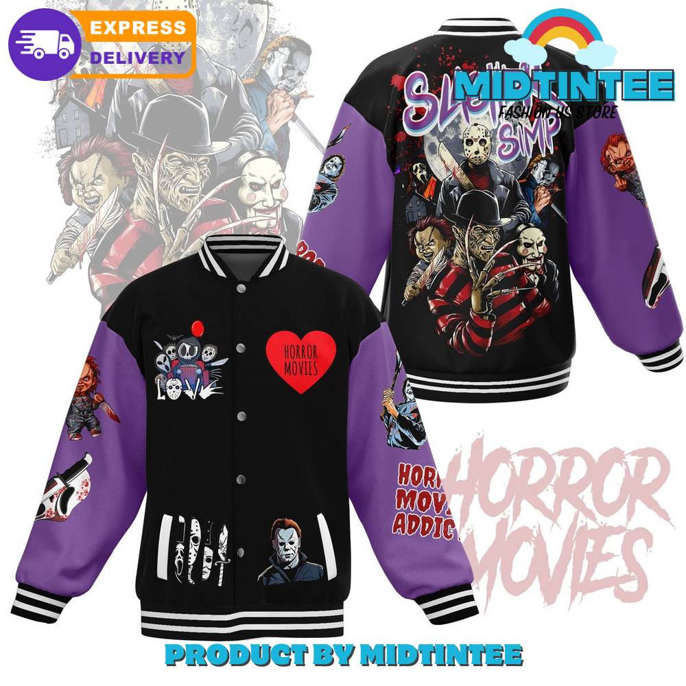 Horror Movies Happy Valentine Baseball Jacket 30Uf092211 – Utopia Fashion