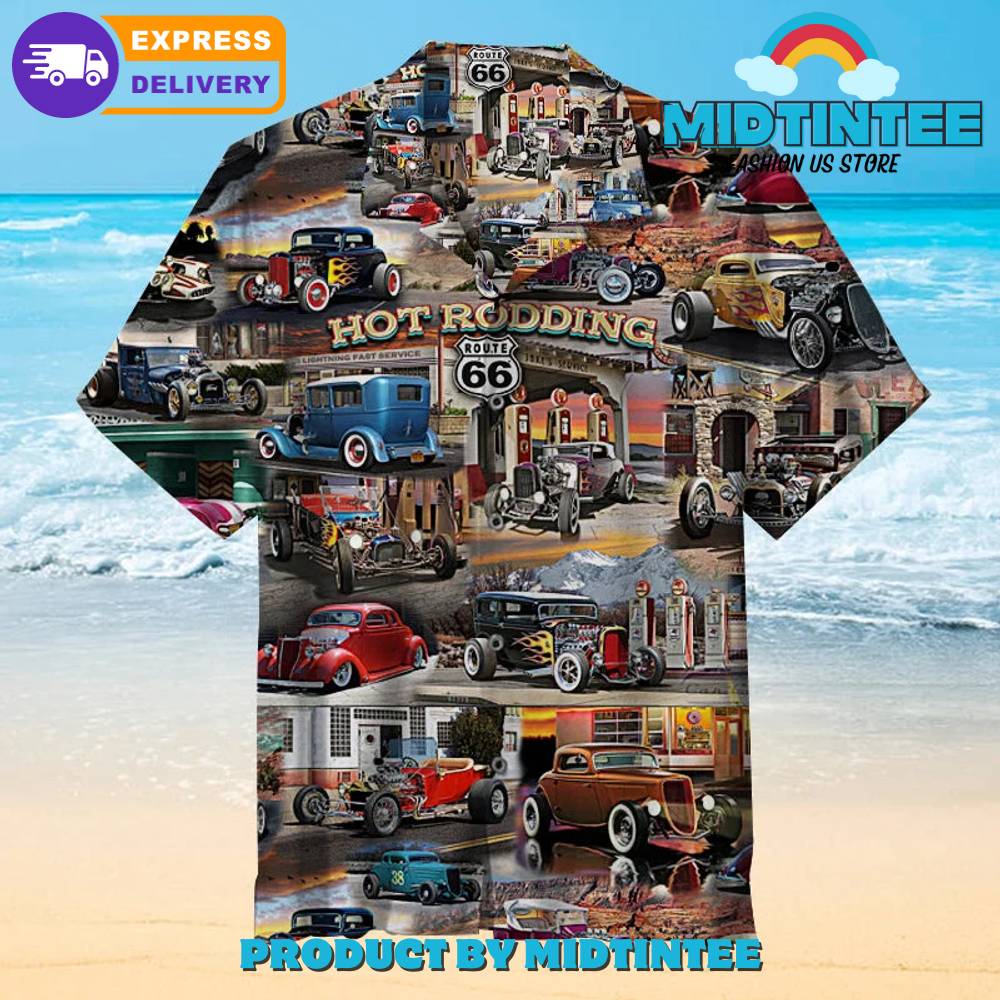 Hot Rod Collage Unisex Hawaiian Shirt 30Uf092872 – Utopia Fashion