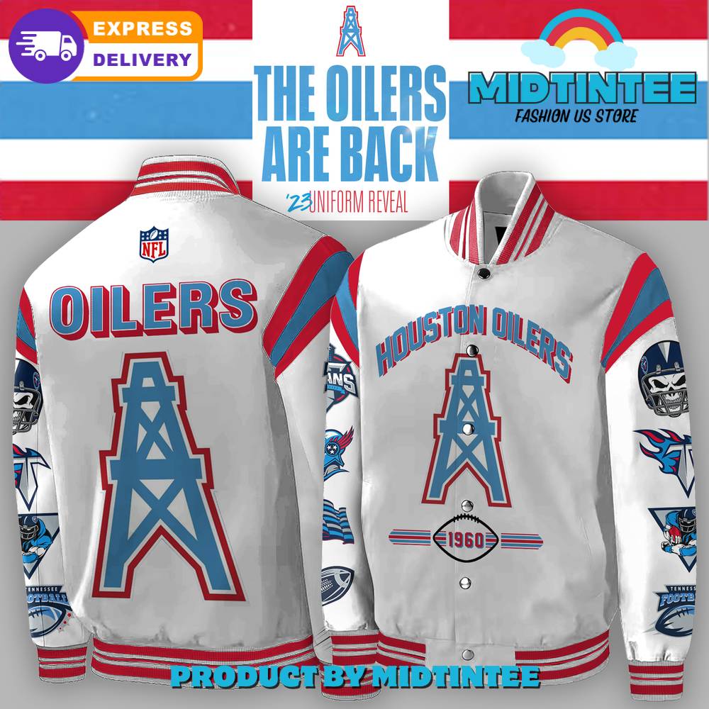 Houston Oilers Are Back Baseball Jacket 30Uf092214 – Utopia Fashion