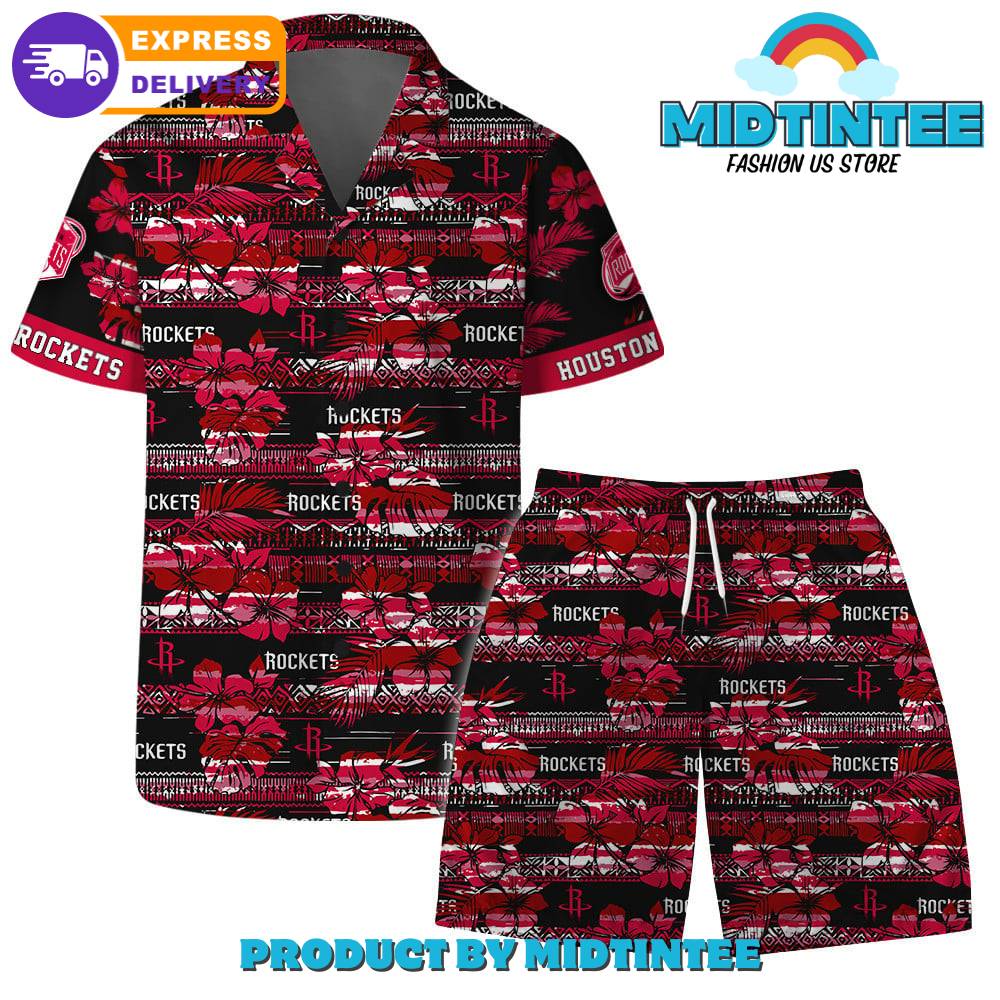 Houston Rockets Team Pattern Vintage Combo Hawaiian Set 30Uf092876 – Utopia Fashion