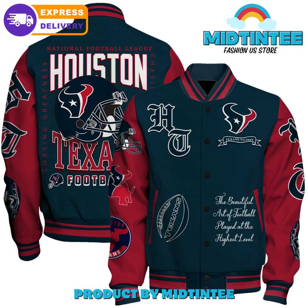 Houston Texans Nfl American Football Conference Varsity Jacket 30Uf092217 – Utopia Fashion