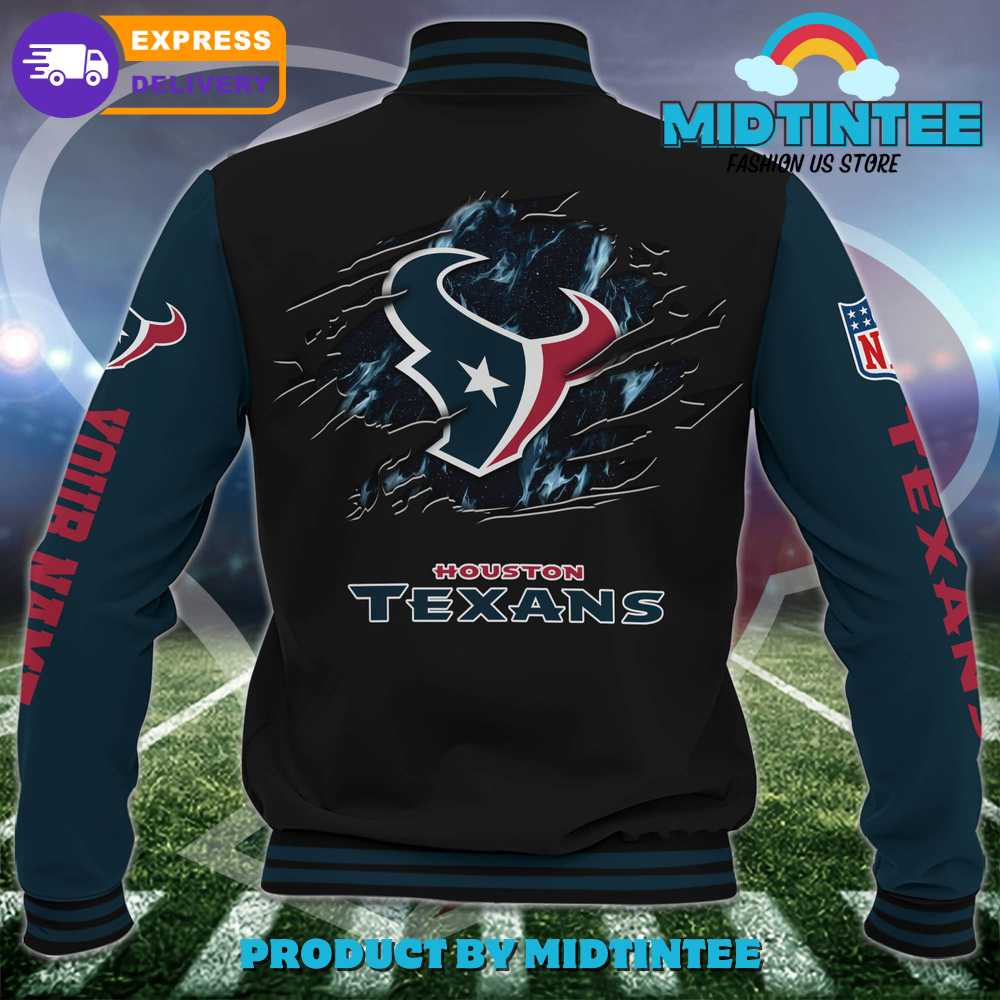 Houston Texans Nfl Custom Name Baseball Jacket 30Uf092218 – Utopia Fashion