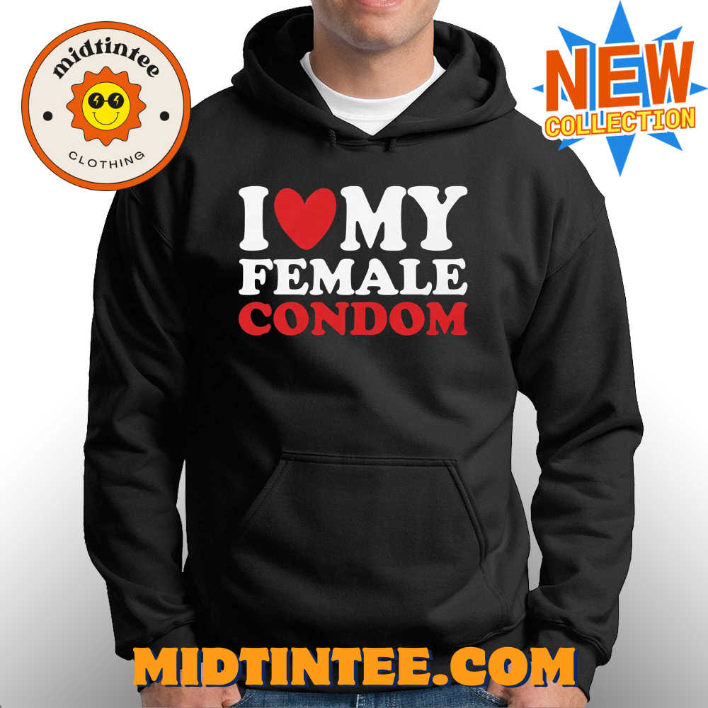 I Heart My Female Condom T-Shirt 30Uf094009 – Utopia Fashion