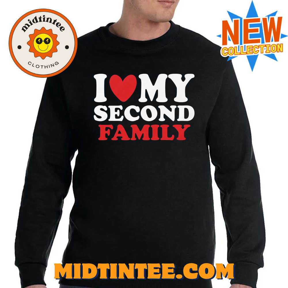 I Heart My Second Family T-Shirt 30Uf094011 – Utopia Fashion