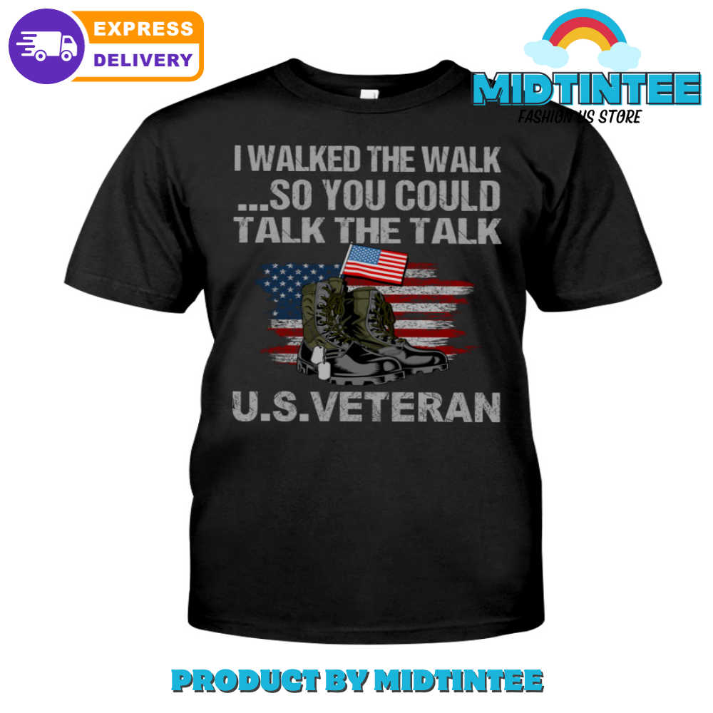 I Walked The Walk Us Veteran T-Shirt 30Uf094037 – Utopia Fashion