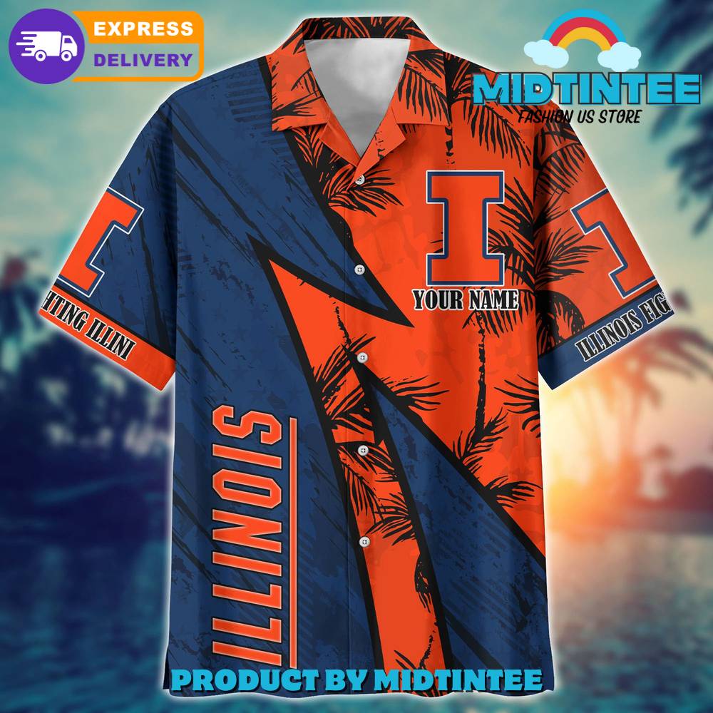 Illinois Fighting Illini Personalized Hawaiian Shirt Trending Summer 30Uf092883 – Utopia Fashion