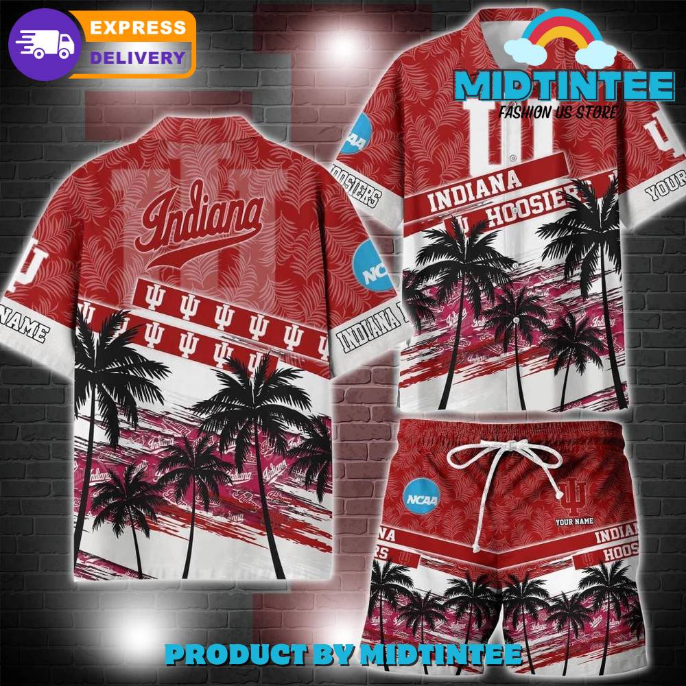 Indiana Hoosiers Ncaa Pattern Personalized Hawaiian Set 30Uf092888 – Utopia Fashion