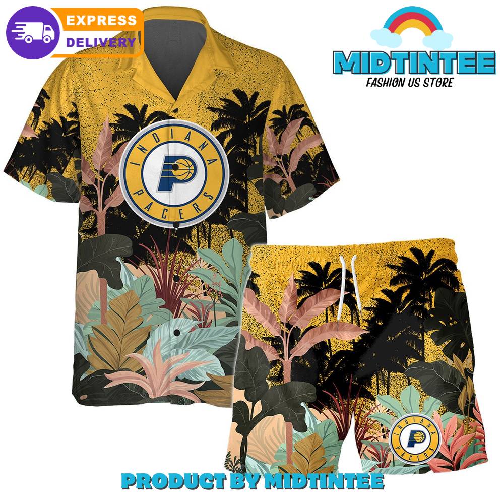 Indiana Pacers Team Pattern Tropical Combo Hawaiian Set 30Uf092892 – Utopia Fashion