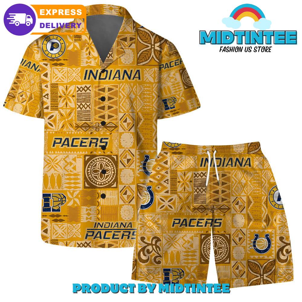 Indiana Pacers Team Tropical Pattern Combo Hawaiian Set 30Uf092893 – Utopia Fashion