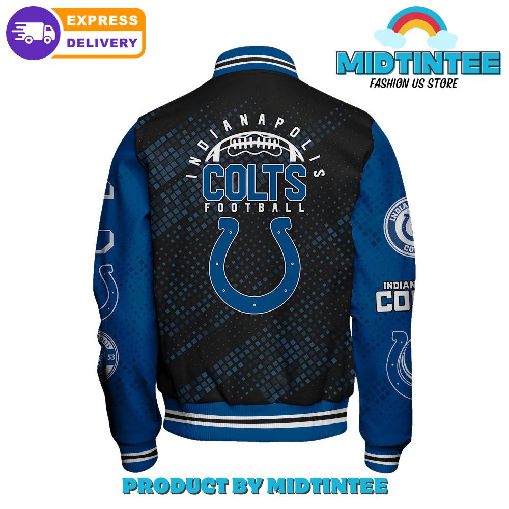 Indianapolis Colts Nfl Pattern Baseball Jacket 30Uf092222 – Utopia Fashion