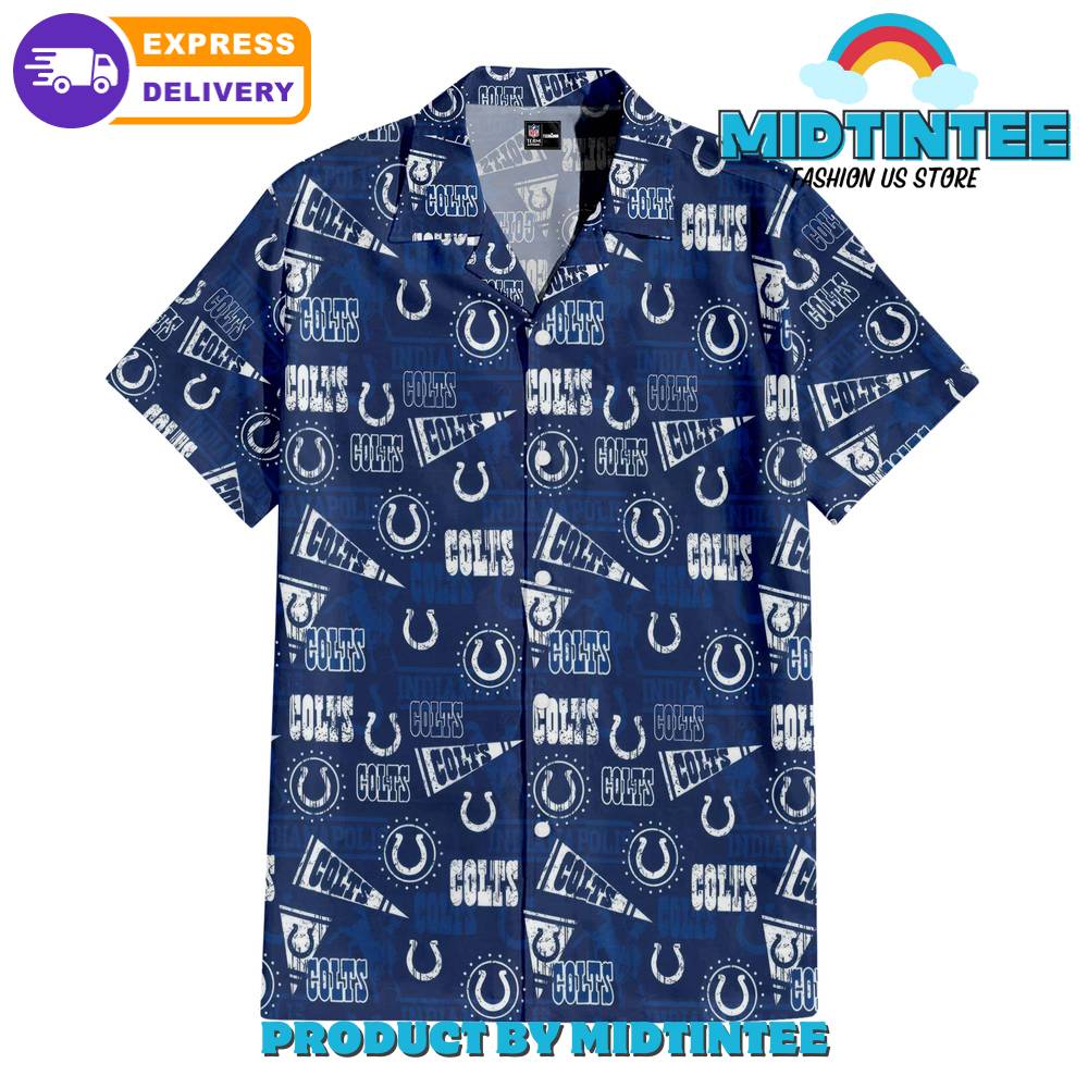 Indianapolis Colts Gridiron Majesty Hawaiian Shirt And Short 30Uf092894 – Utopia Fashion