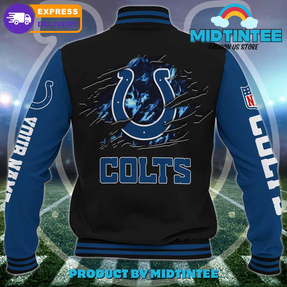 Indianapolis Colts Nfl Custom Name Baseball Jacket 30Uf092224 – Utopia Fashion