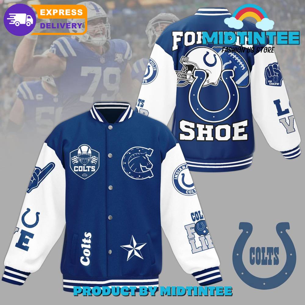 Indianapolis Colts Nfl For The Shoes Baseball Jacket 30Uf092225 – Utopia Fashion