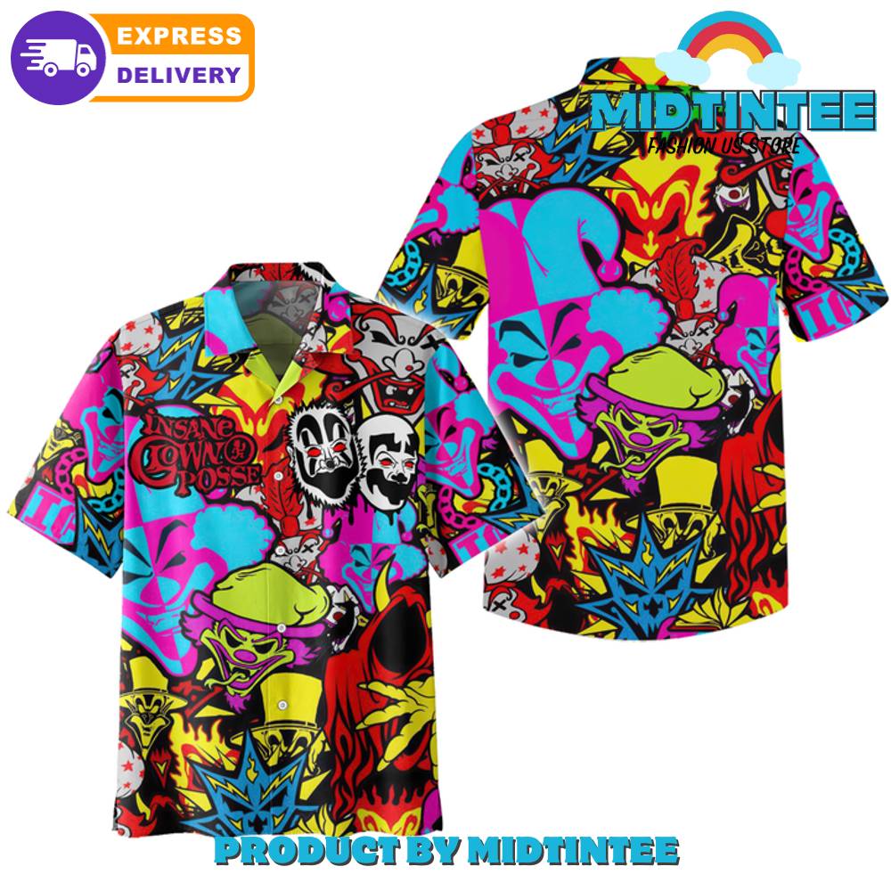 Insane Crown Posse Colorful Hawaiian Shirt 30Uf092899 – Utopia Fashion