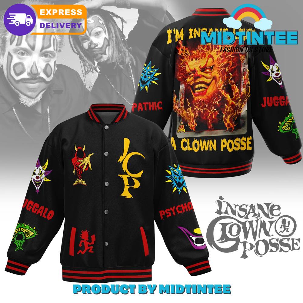 Insane Crown Posse Im Insane Like Baseball Jacket 30Uf092227 – Utopia Fashion