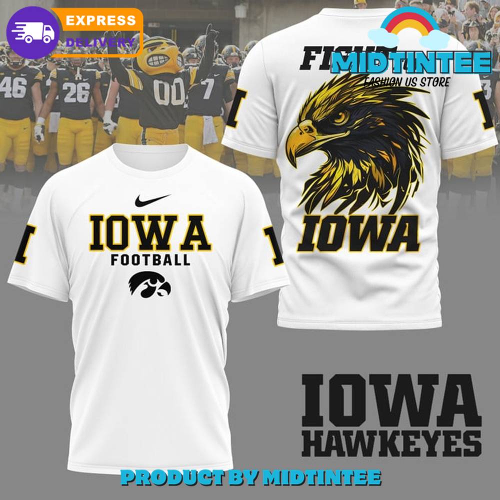 Iowa Hawkeyes Football Ncaa White Shirt 30Uf094878 – Utopia Fashion