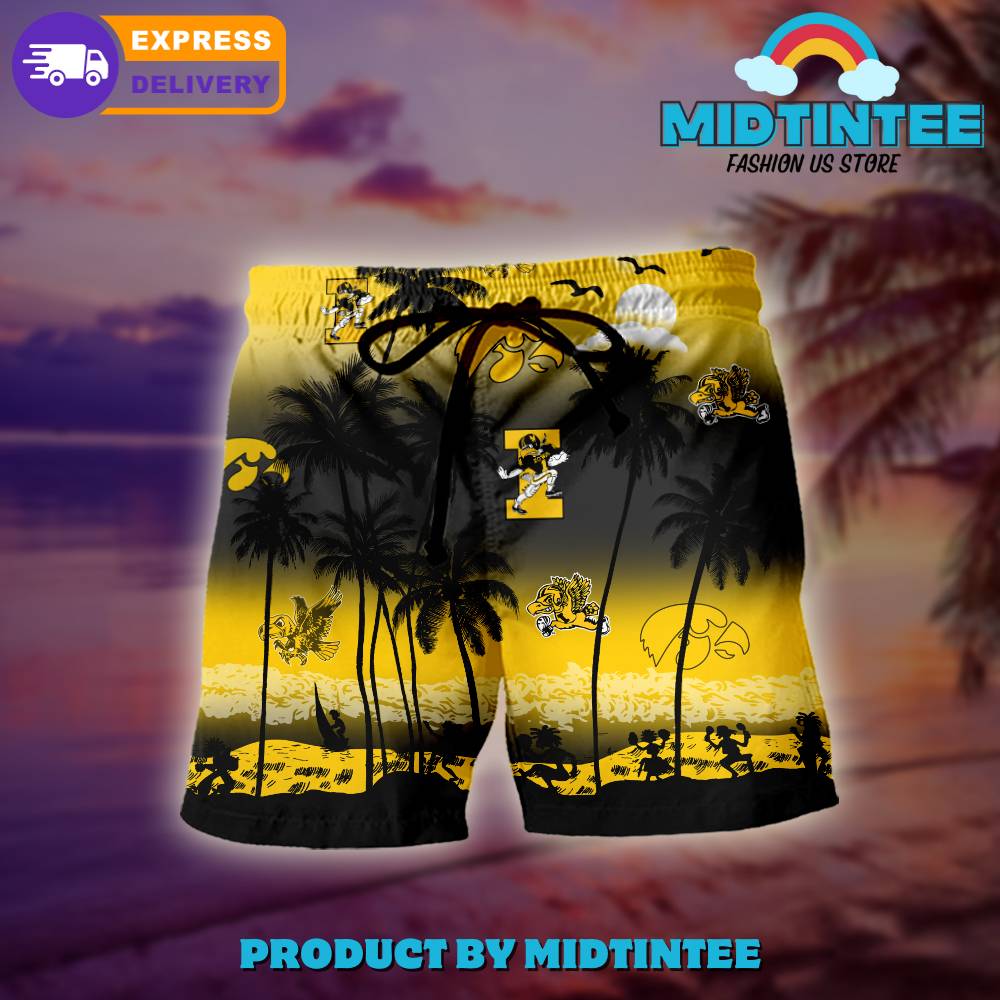 Iowa Hawkeyes Logo Combo Hawaiian Shirt, Shorts 30Uf092901 – Utopia Fashion