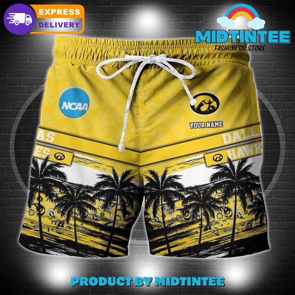 Iowa Hawkeyes Ncaa Pattern Personalized Hawaiian Set 30Uf092902 – Utopia Fashion