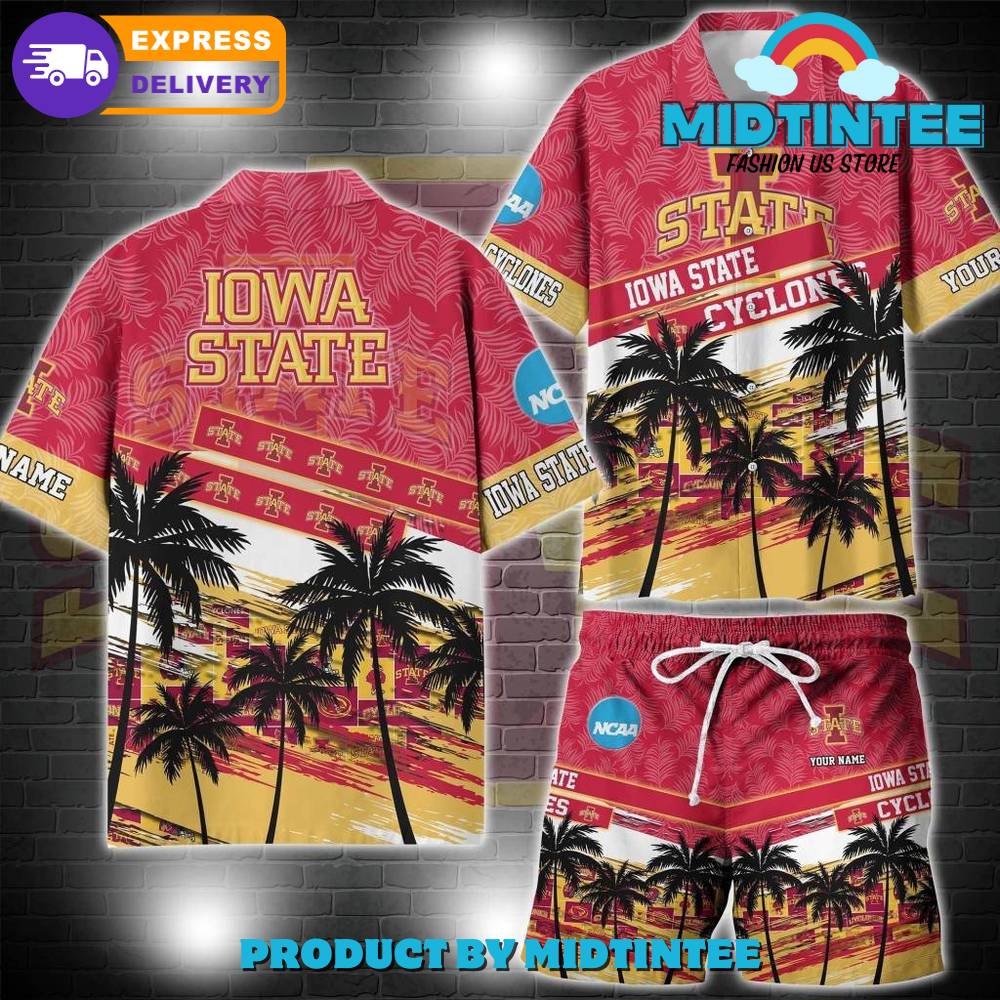 Iowa State Cyclones Ncaa Pattern Personalized Hawaiian Set 30Uf092905 – Utopia Fashion