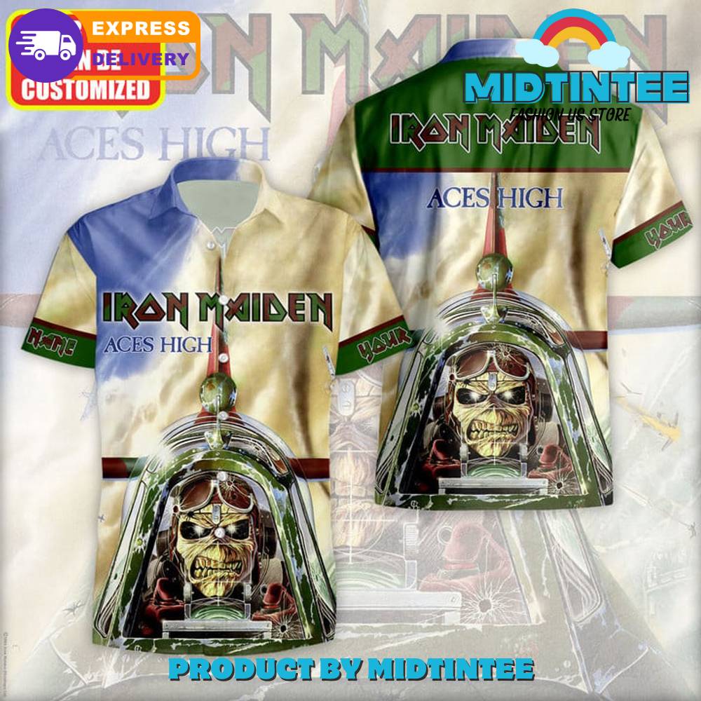 Iron Maiden Aces High Hawaiian Shirt 30Uf092908 – Utopia Fashion