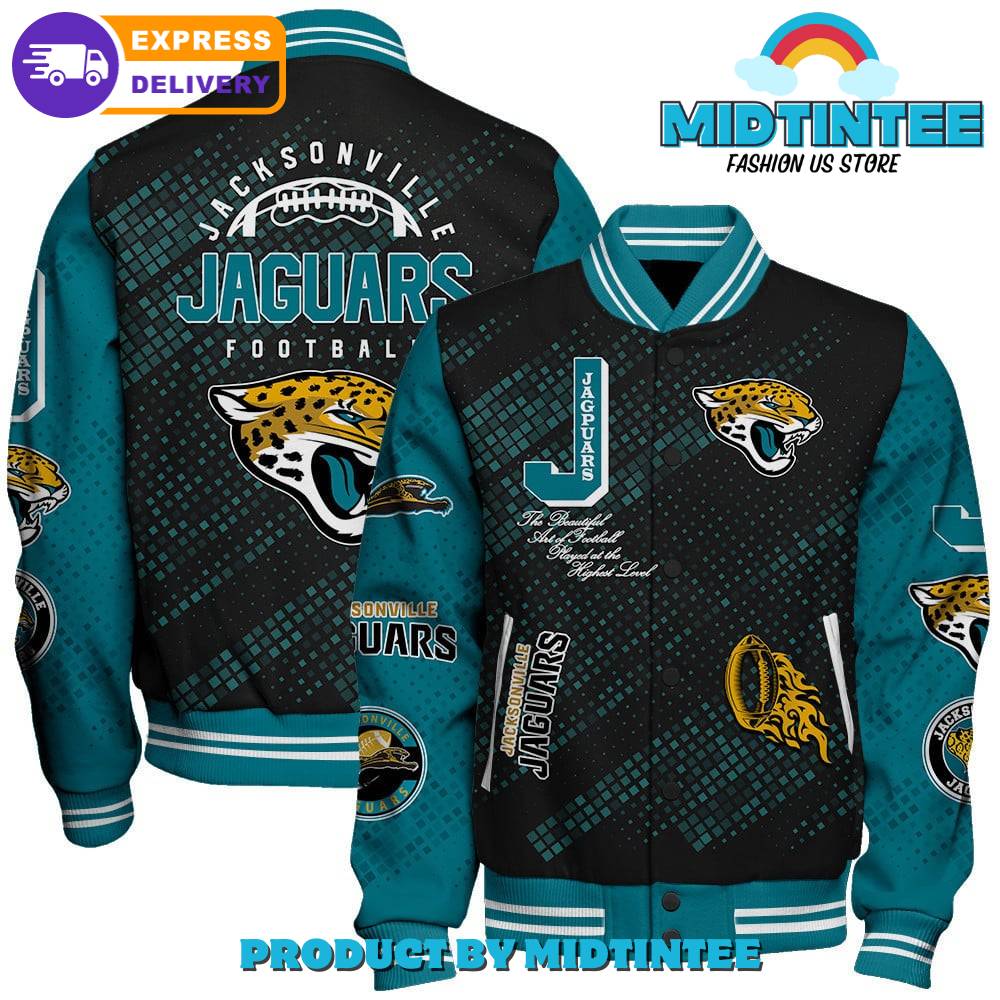 Jacksonville Jaguars Nfl Pattern Baseball Jacket 30Uf092231 – Utopia Fashion