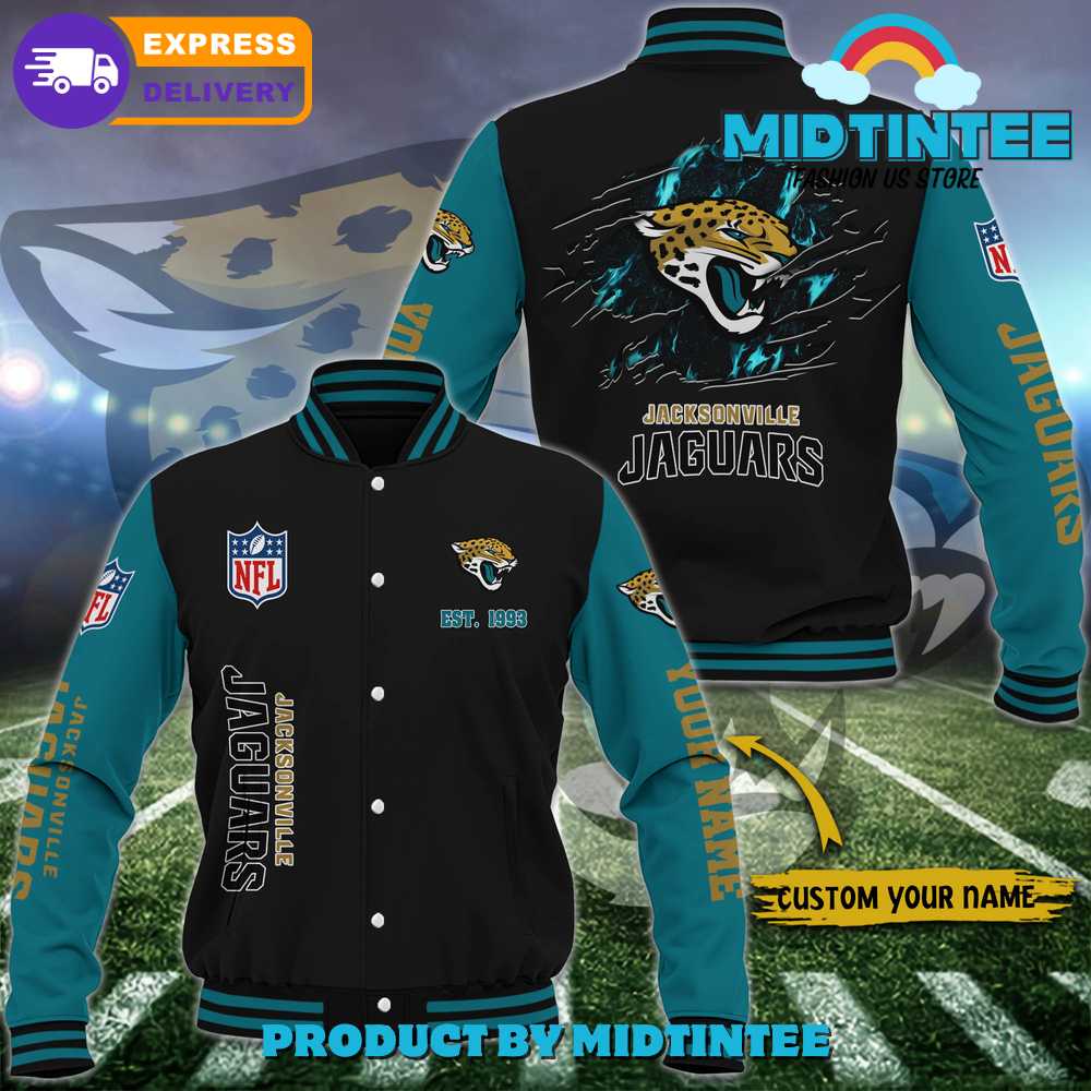 Jacksonville Jaguars Nfl Custom Name Baseball Jacket 30Uf092232 – Utopia Fashion