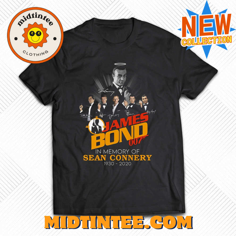 Jame Bond In Memory Of Sean Connery – T-Shirt 30Uf094078 – Utopia Fashion