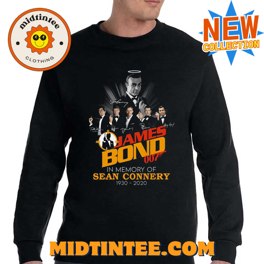 Jame Bond In Memory Of Sean Connery – T-Shirt 30Uf094078 – Utopia Fashion