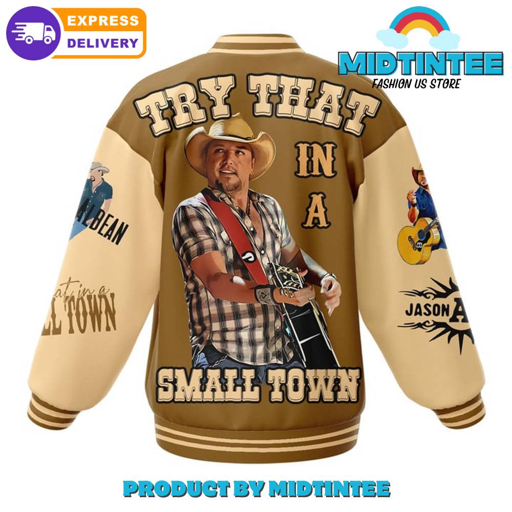 Jason Aldean Try That Small Town Baseball Jacket 30Uf092233 – Utopia Fashion