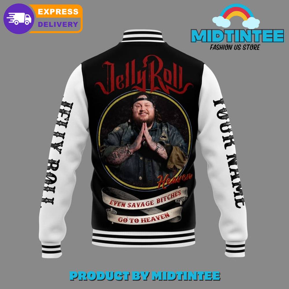 Jelly Roll Go To Heaven Baseball Jacket 30Uf092234 – Utopia Fashion