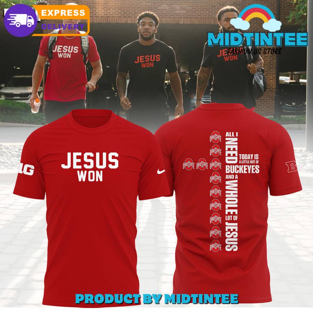 Jesus Won Ohio State Buckeyes Red Shirt 30Uf094904 – Utopia Fashion