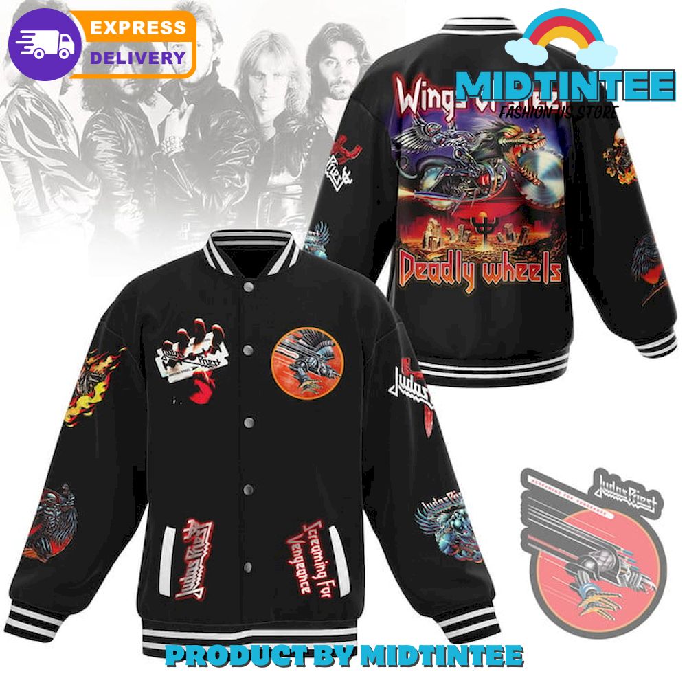 Judas Priest Wings Of Steel Baseball Jacket 30Uf092239 – Utopia Fashion