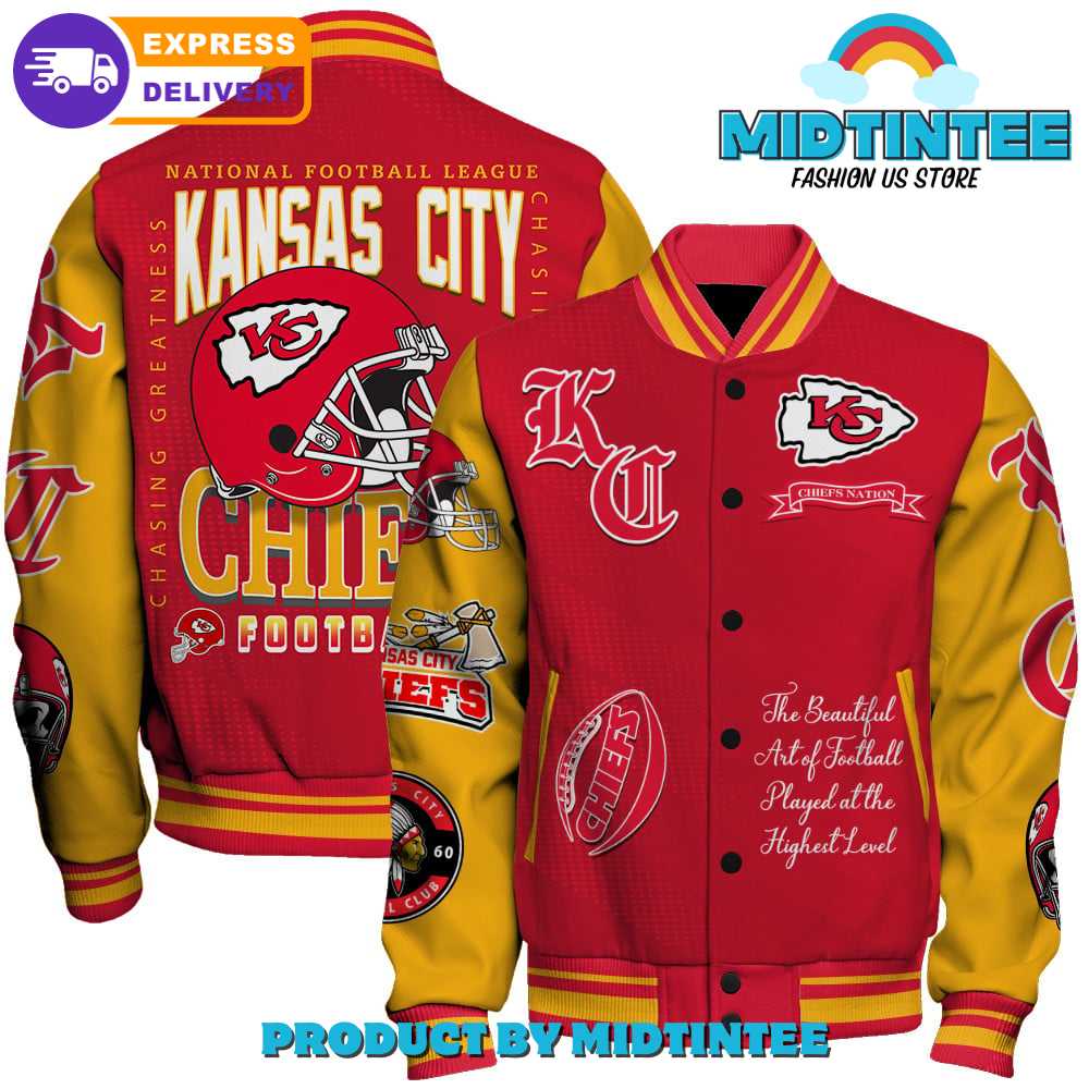 Kansas City Chiefs Nfl American Football Conference Varsity Jacket 30Uf092254 – Utopia Fashion