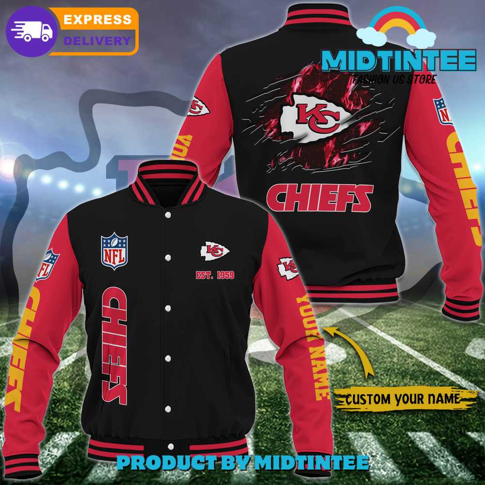 Kansas City Chiefs Nfl Custom Name Baseball Jacket 30Uf092256 – Utopia Fashion