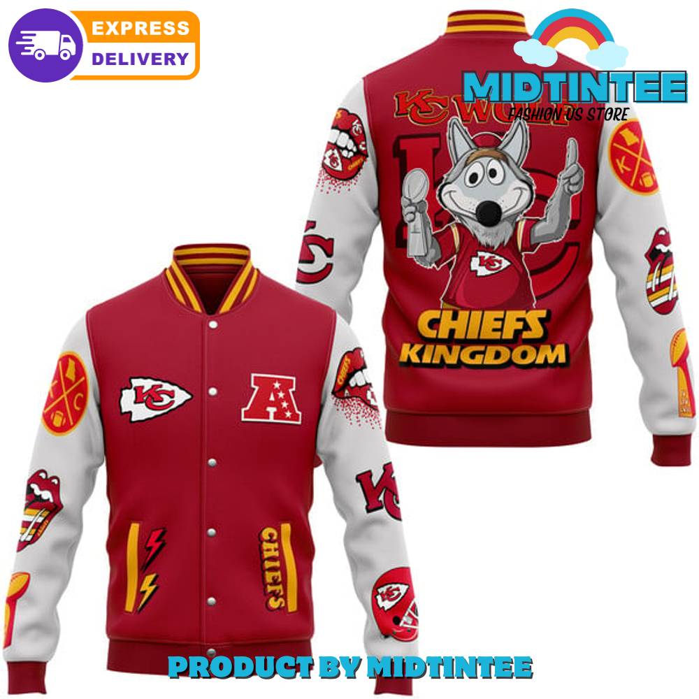 Kansas City Chiefs Nfl Wolf Kingdom Baseball Jacket 30Uf092257 – Utopia Fashion