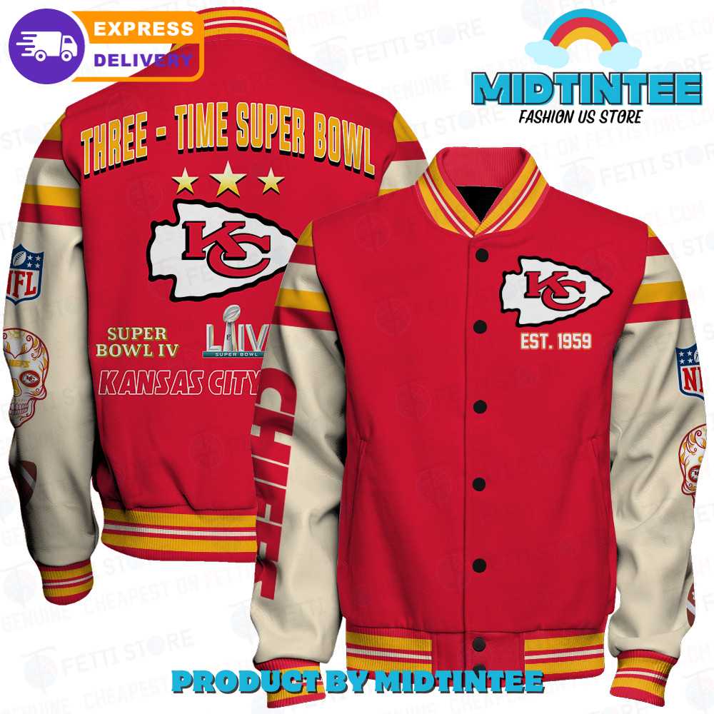 Kansas City Chiefs National Football League Champions Varsity Jacket 30Uf092252 – Utopia Fashion