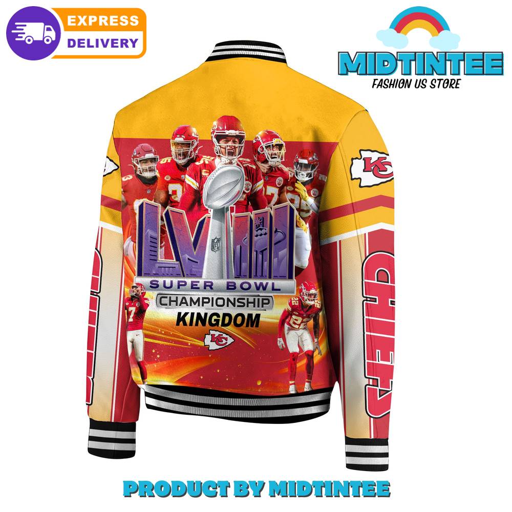 Kansas City Chiefs Super Bowl Lviii Champions Chiefs Kingdom Baseball Jacket 30Uf092260 – Utopia Fashion