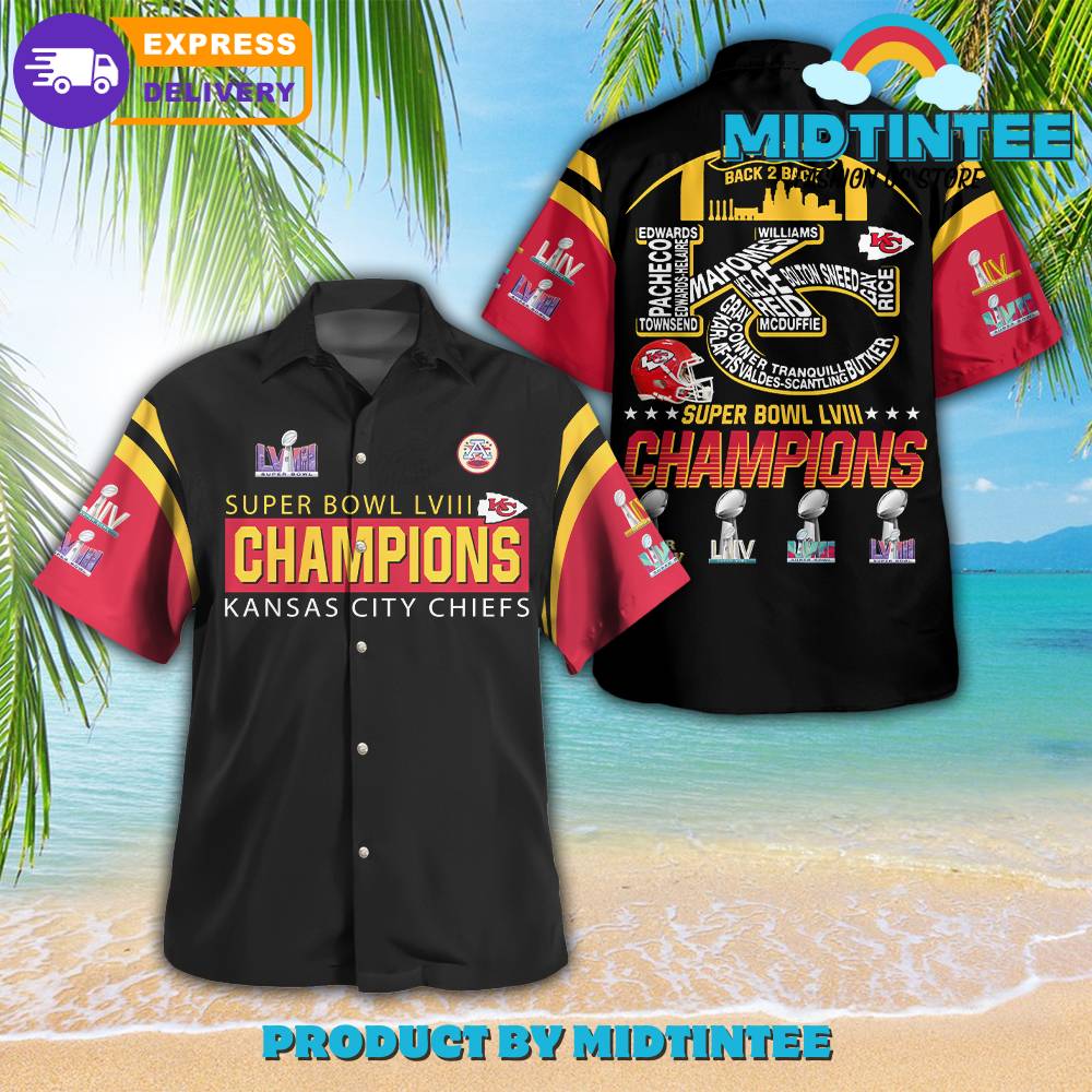 Kansas City Chiefs Super Bowl Lviii Champions Hawaiian Shirt 30Uf092923 – Utopia Fashion