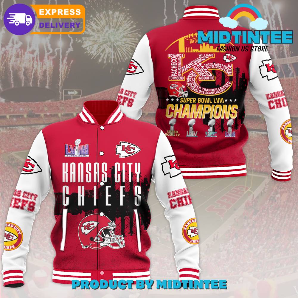 Kansas City Chiefs Super Bowl Lviii Varsity Jacket 30Uf092263 – Utopia Fashion