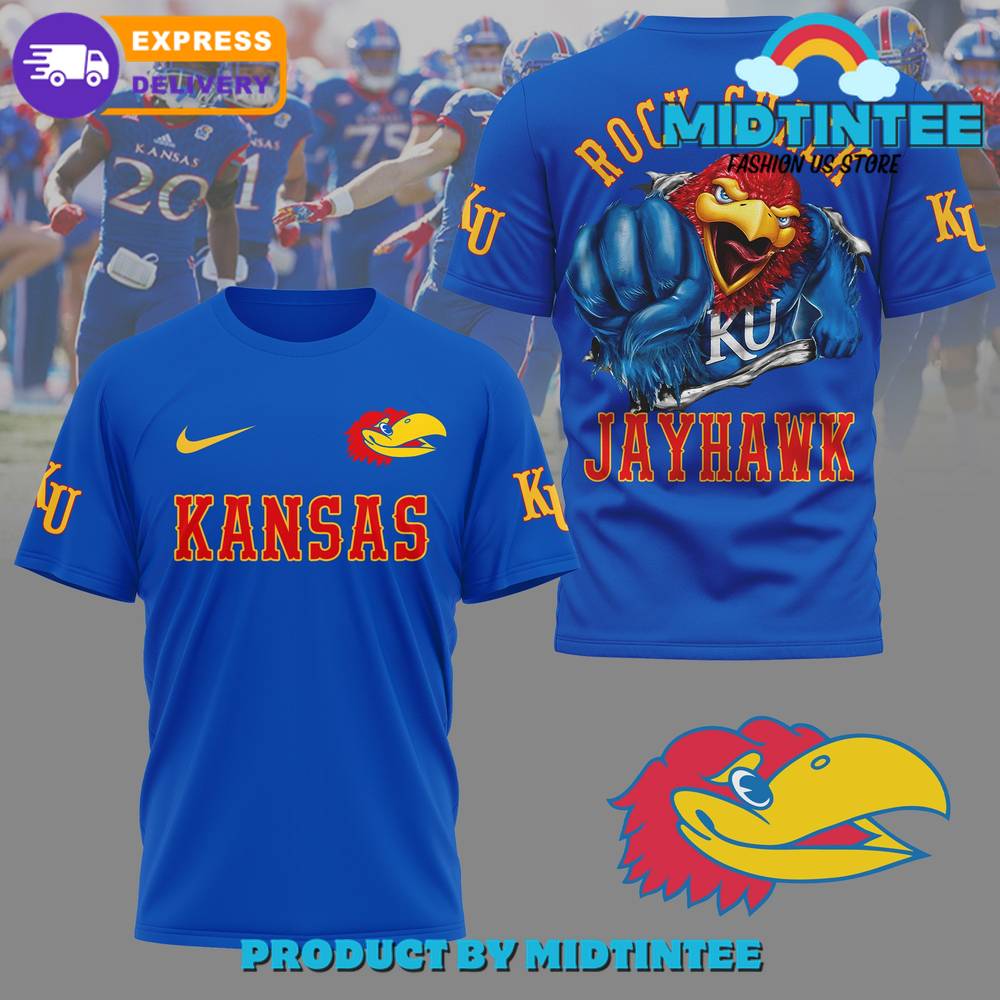 Kansas Jayhawks Football Blue Shirt 30Uf094924 – Utopia Fashion