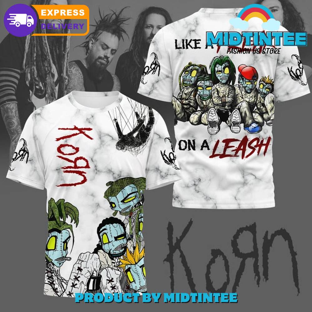 Korn Band Like A Freak On A Leash Shirt 30Uf094933 – Utopia Fashion