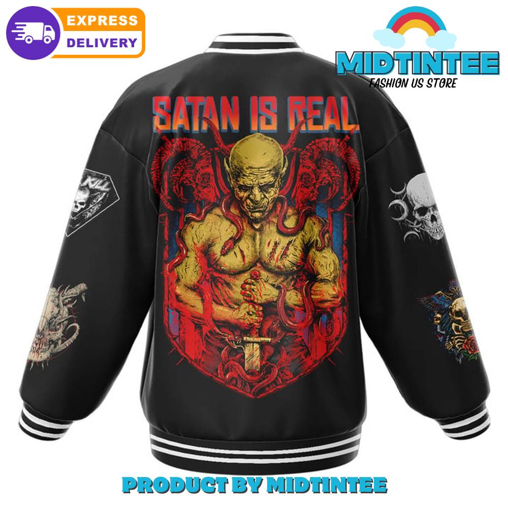 Kreator Band Satan Is Real Baseball Jacket 30Uf092272 – Utopia Fashion