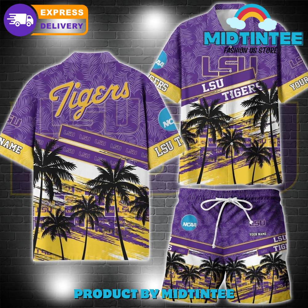 Lsu Tigers Ncaa Pattern Personalized Hawaiian Set 30Uf092963 – Utopia Fashion