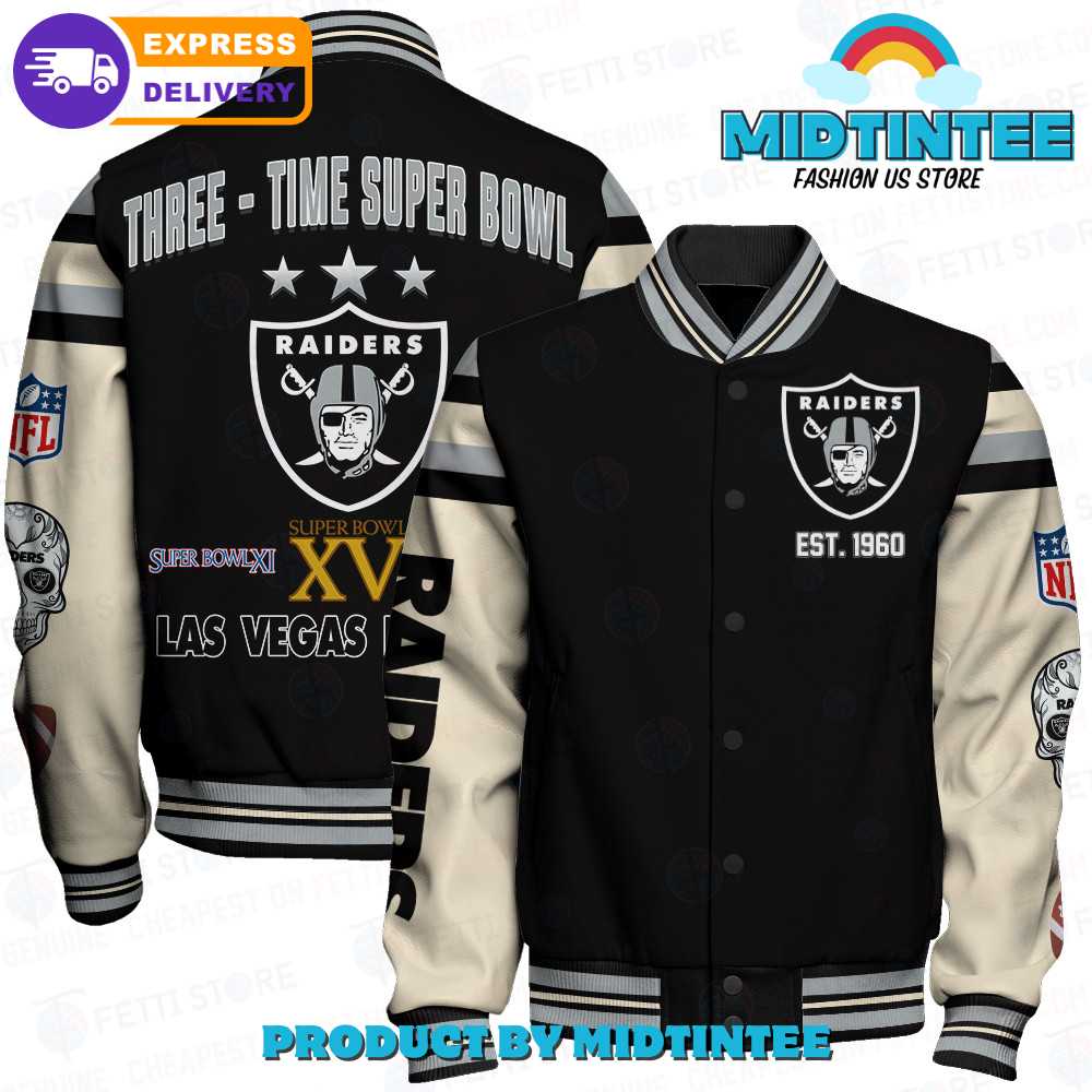 Las Vegas Raiders National Football League Champions Varsity Jacket 30Uf092276 – Utopia Fashion