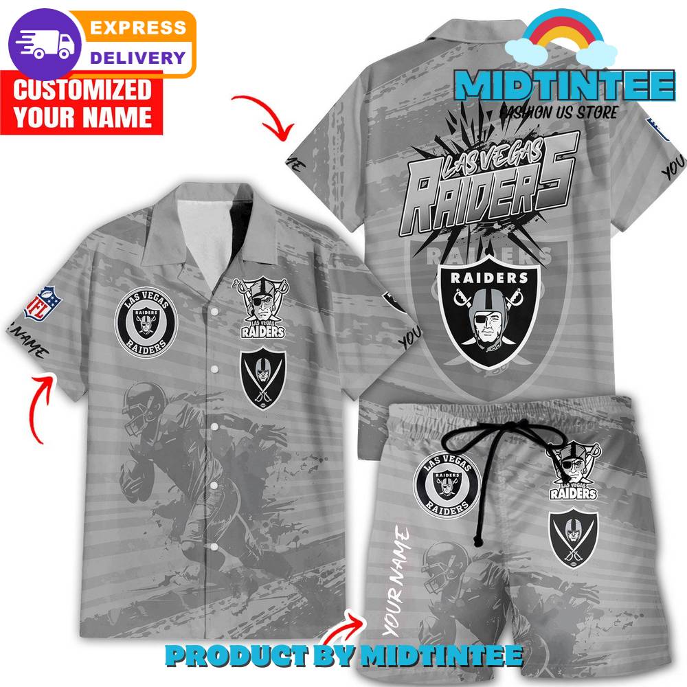 Las Vegas Raiders Personalized Combo Hawaiian Shirt And Short 30Uf092936 – Utopia Fashion