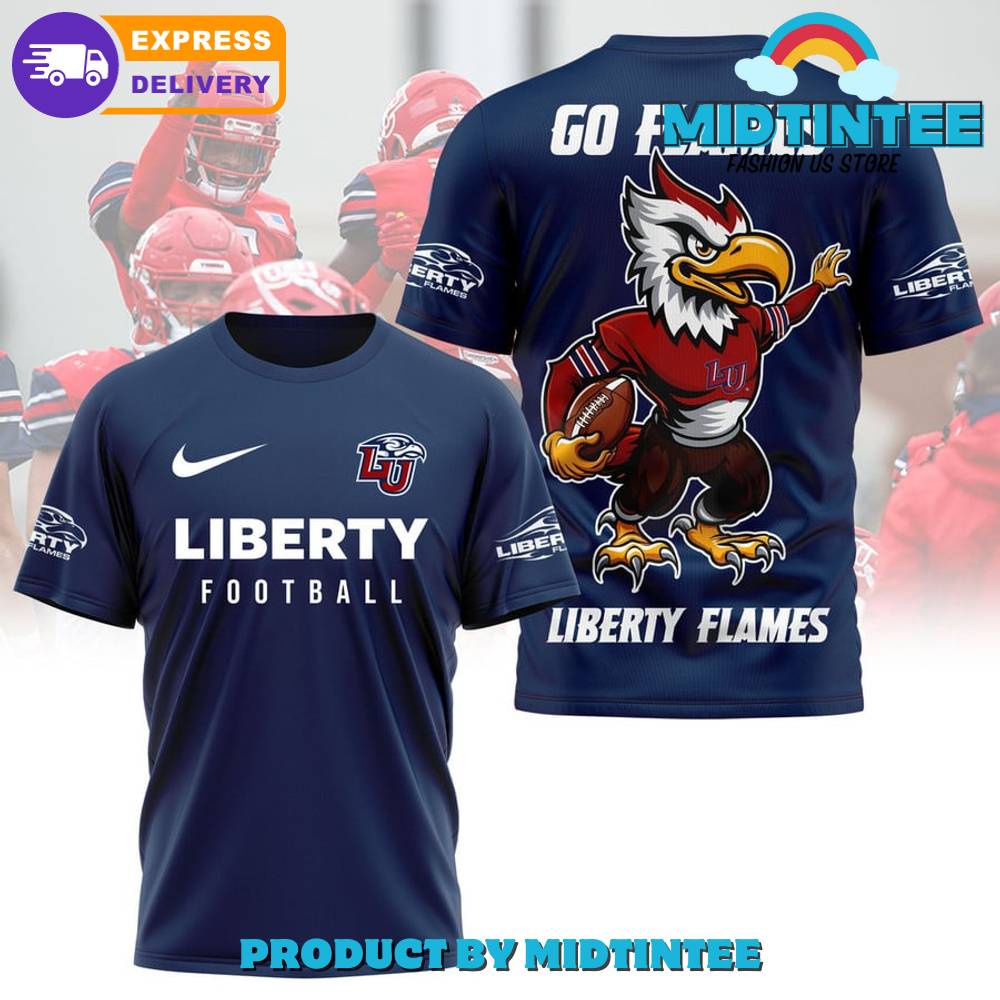 Liberty Flames Ncaa Football Blue Shirt 30Uf094946 – Utopia Fashion