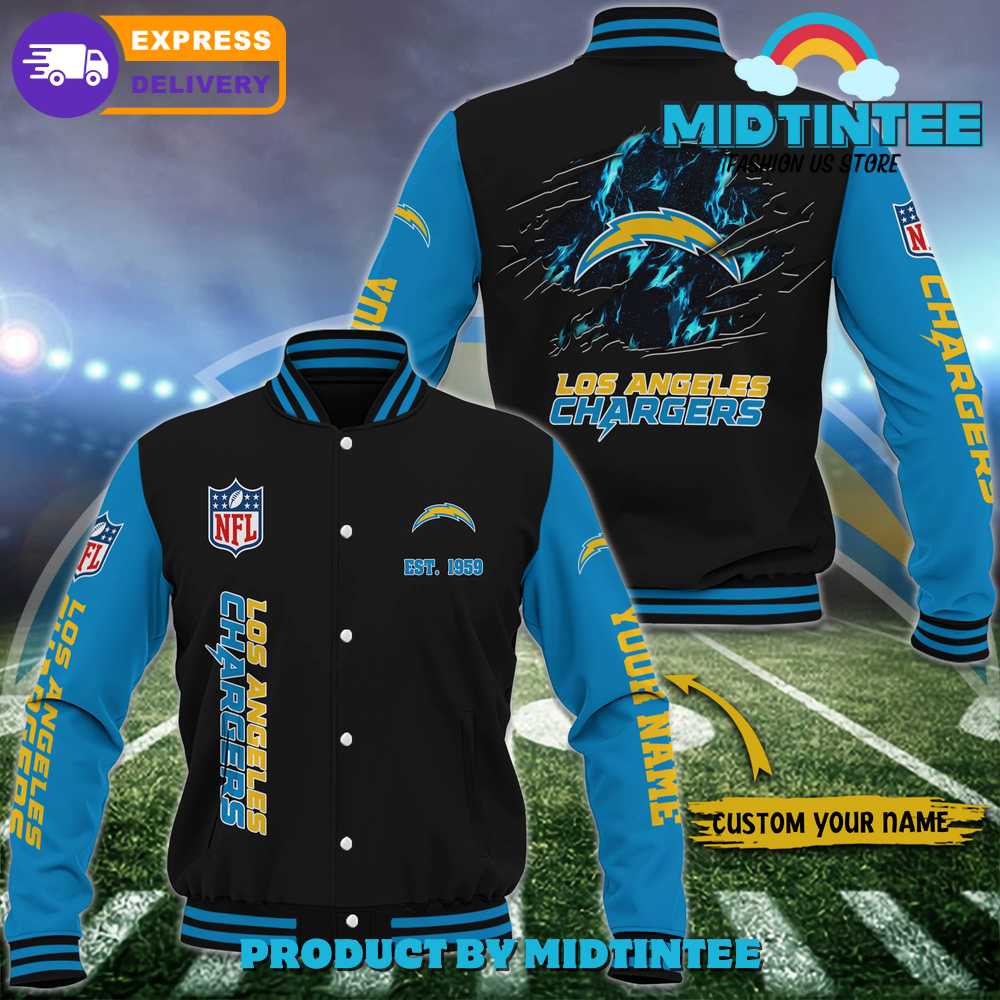 Los Angeles Chargers Nfl Custom Name Baseball Jacket 30Uf092284 – Utopia Fashion