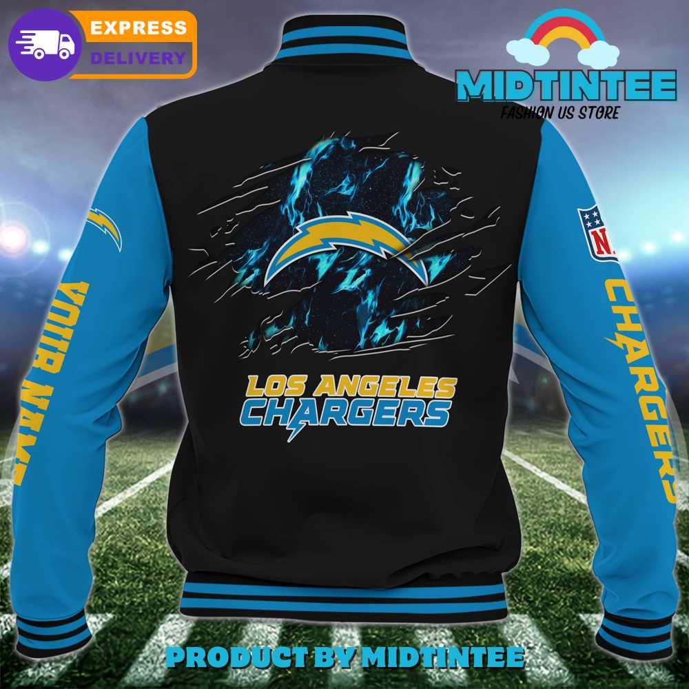 Los Angeles Chargers Nfl Custom Name Baseball Jacket 30Uf092284 – Utopia Fashion